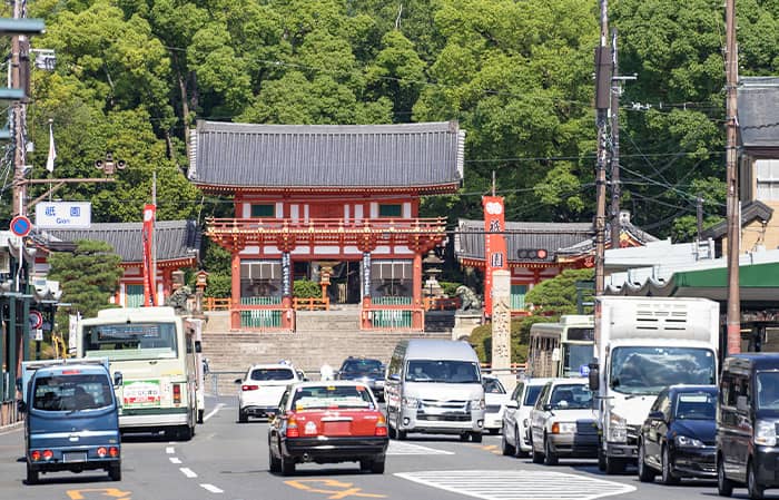 観光地が市内に集まっている